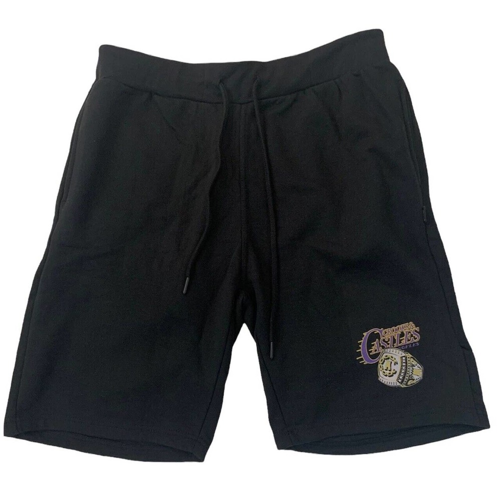Crooks & Castles Men's Los Angeles Champion Ring Sweat Shorts